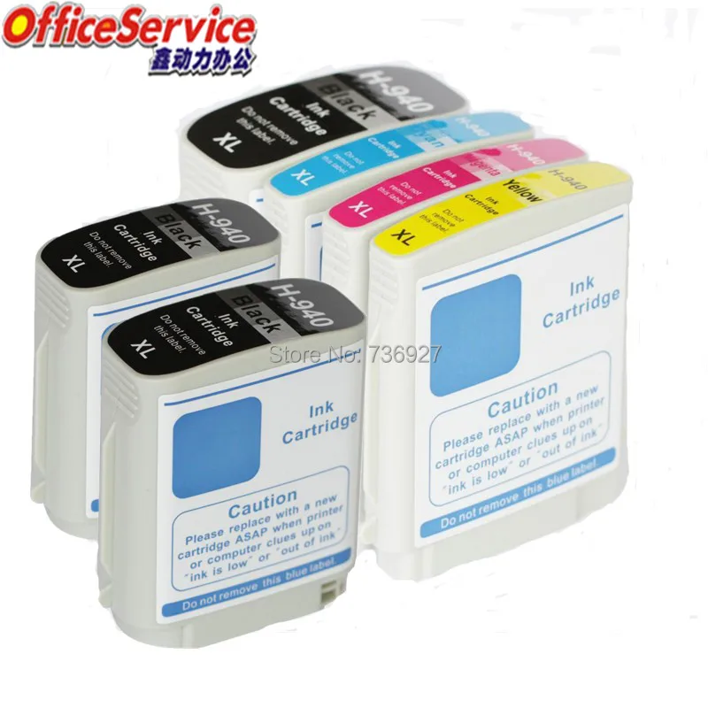 6X совместимый чернильный картридж для HP940 HP 940 XL костюм Officejet Pro 8000 8500 8500A струйный