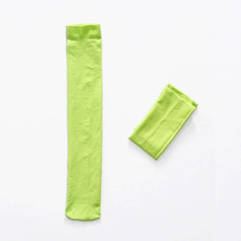 Однотонные белые детские однотонные носки принцессы для девочек длинные детей