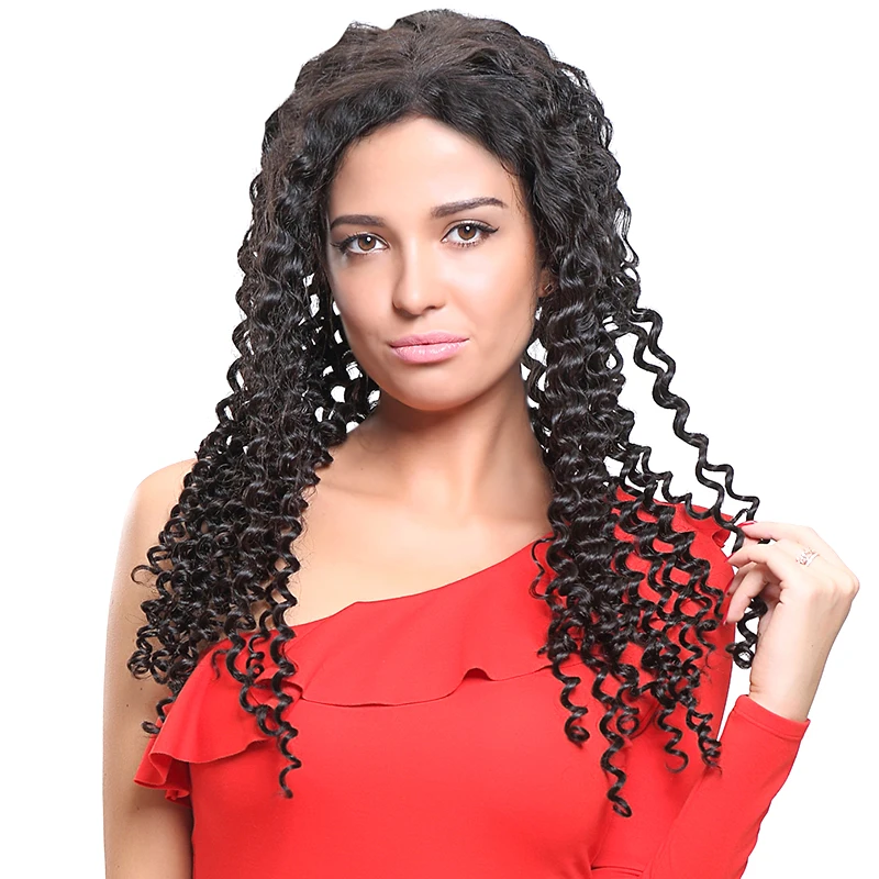 Addbeauty 4 шт. Лот глубокого переплетения человеческих Связки перуанский Девы для