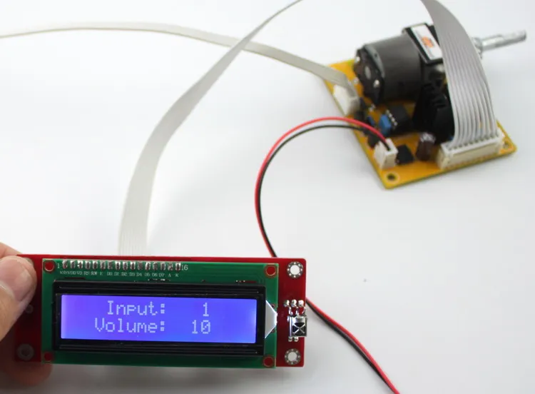 

3 sets of 2.0-channel input LCD volume display motor remote control