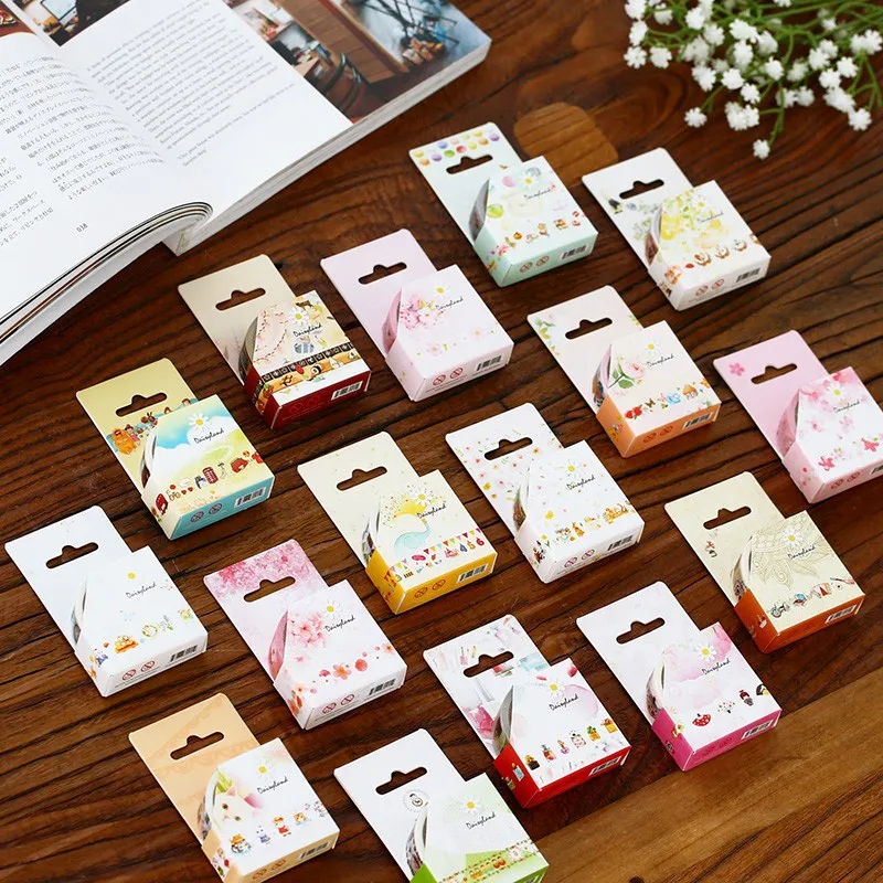 1 шт. милый лоткии цветок еды животные декоративная Васи Лента Сделай Сам