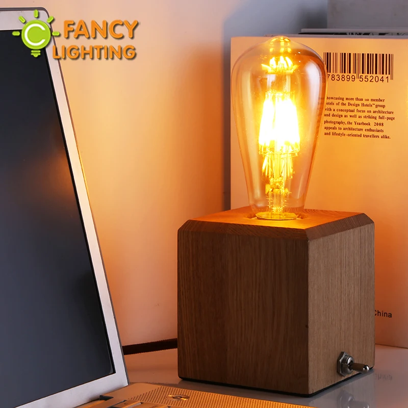 Светодиодная лампа ST64 Золотая диммируемая Эдисона E27 110 В bombillas светодиодная для