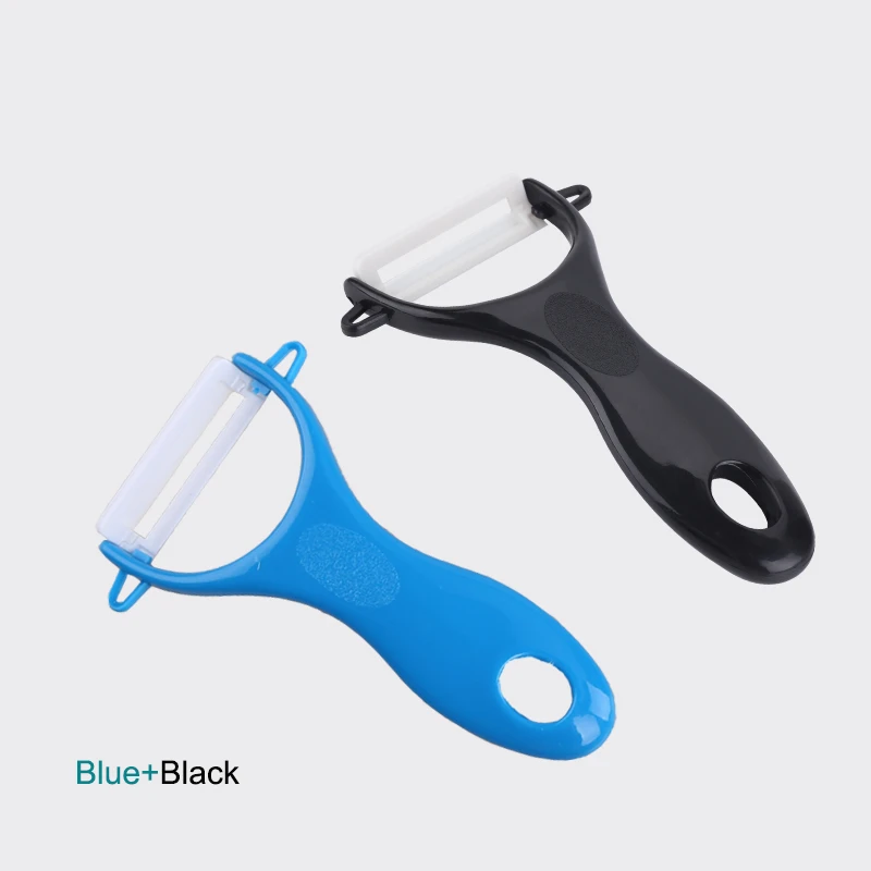 Blue Black Картофелечистка резак для овощей керамическая фруктовая Овощечистка кухонные принадлежности гаджеты - Цвет: Blue Black