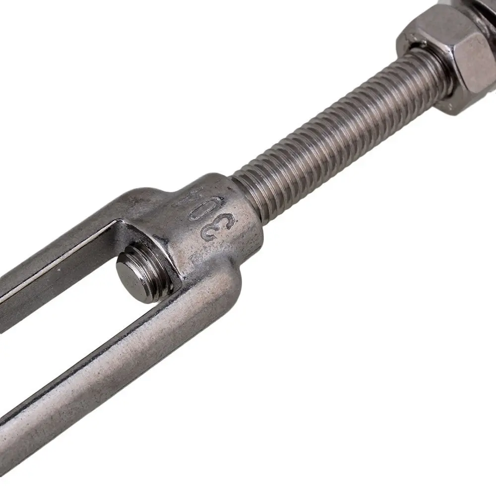 Серебро 304 Нержавеющая сталь европейский стиль U & M8 поворотные пряжки