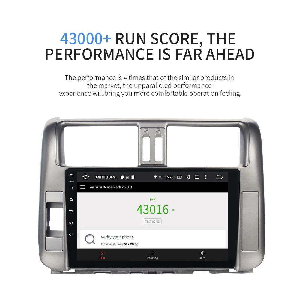 Dasaita Android 9,0 автомобиль радио для Toyota Prado 150 2010 2011 2012 2013 gps мультимедийный плеер с " Сенсорный экран Поддержка JBL усилитель