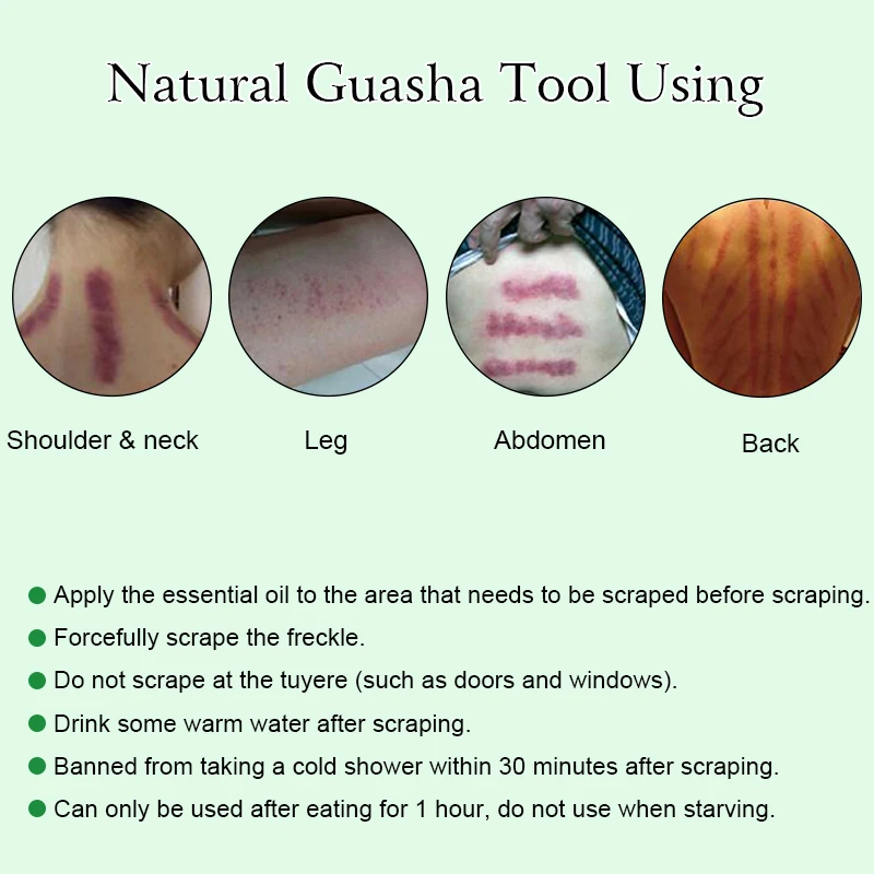 

Guasha Massage Board Kitchen-Knife Shape From Green Aventurine Silm Face Skin Care Mat Scraping Treatment Neck Back Head SPA