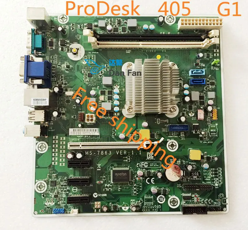 

729726-001 For HP ProDesk 405 G1 MT Motherboard 729643-001 MS-7863 VER:1.1 Mainboard 100%tested fully work