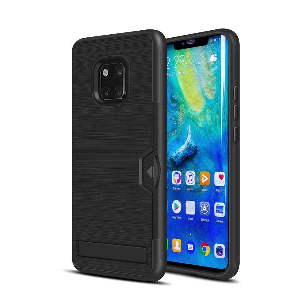Для huawei P30 P30 PRO Чехол карты бумажник визитница слайд слот Держатель с кронштейном для HUWEI Коврики 20 маtе PRO 20