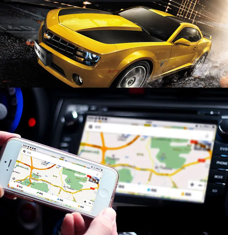 HDMI AV Car Wireless WIFI Mirror link Box Display Dongle For iOS Android Phone Audio Video Miracast Screen Mirroring to Car TV