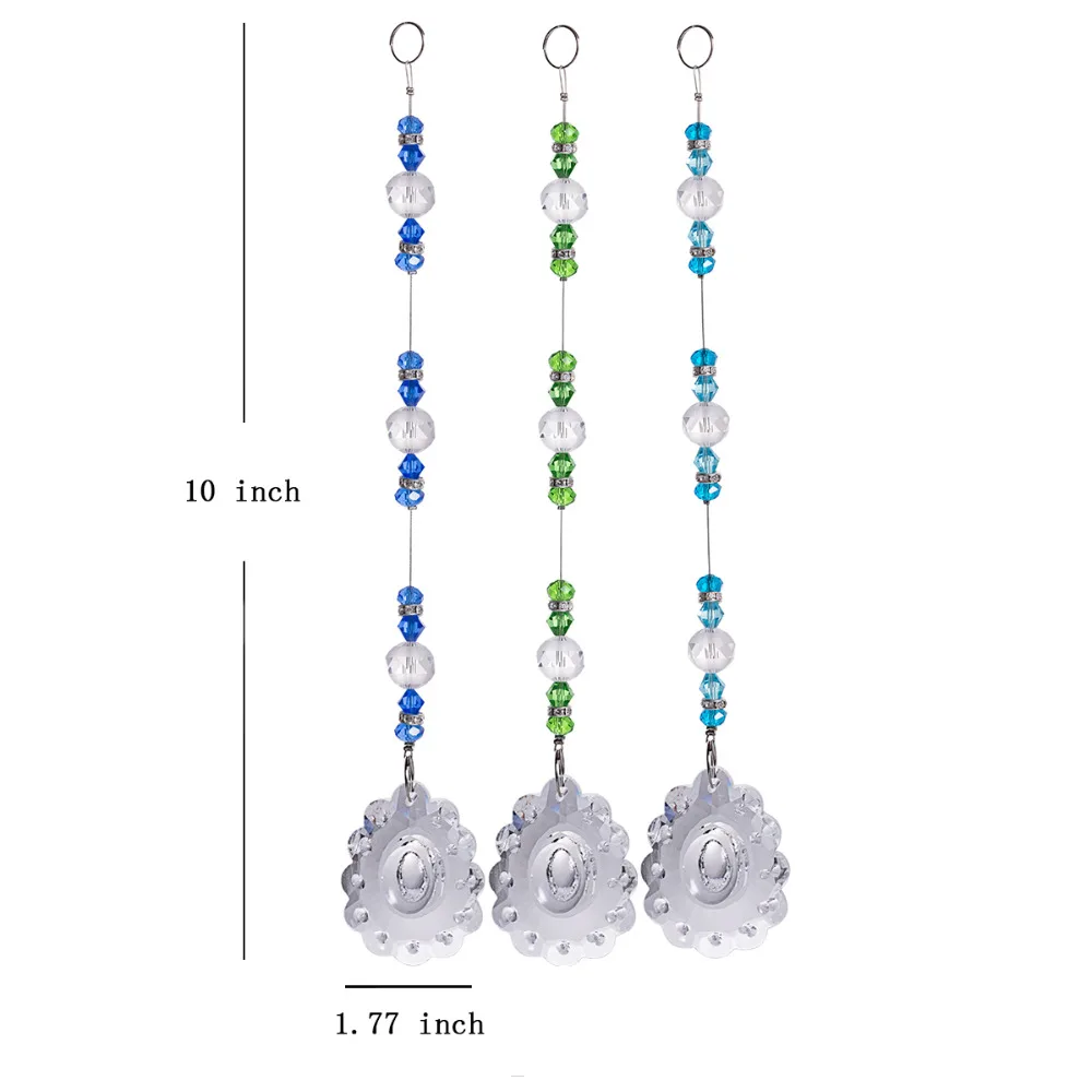 Подвеска на окно в виде цветка Ловец Солнца подвеска ручной работы украшение для