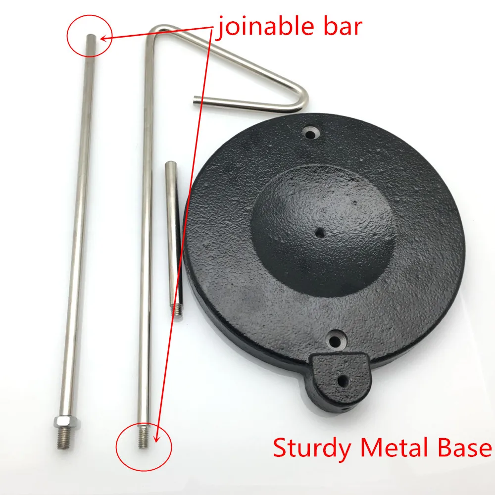 Универсальный один конус и стойка для катушки с металлическим основанием