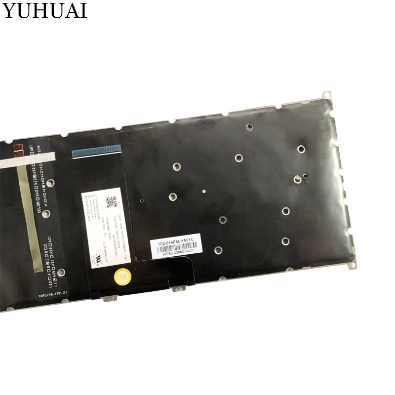 Новая клавиатура США для acer Swift 3 SF315-51 N17P4 Клавиатура для ноутбука без рамки черный