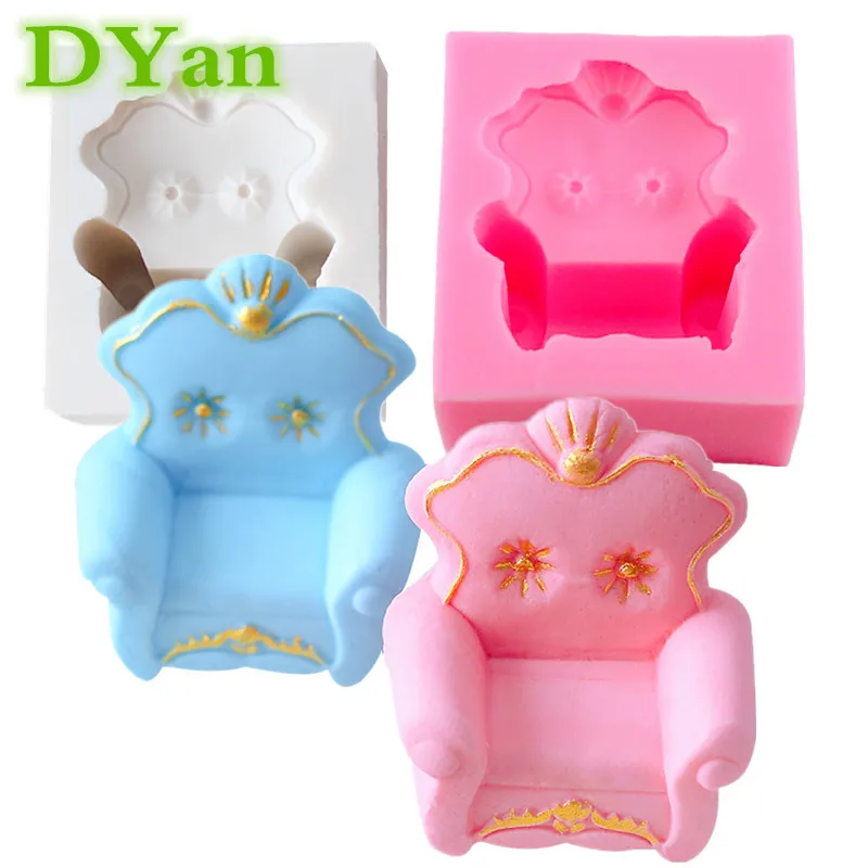 

New Sofa Fondant Cake Mold Chocolate Mold DIY Cake Baking Mold A1685