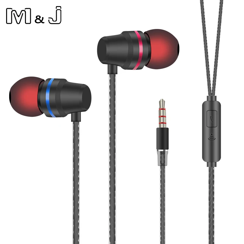 Наушники M & J V1 Spuer с усиленными басами наушники вкладыши чистым звуком и