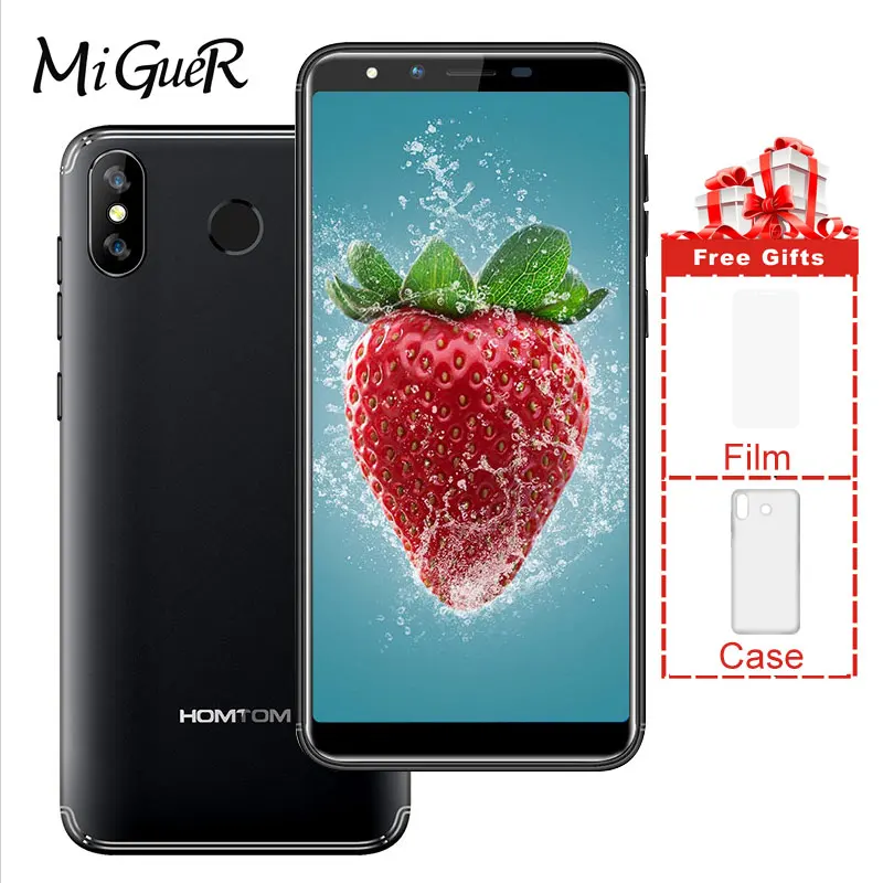 HOMTOM H5 5 7 дюймов 18:9 HD + сфотографируйте смартфон 13 МП камера 3 ГБ 32 MT6739