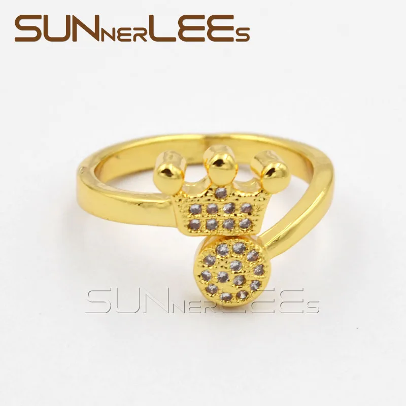 SUNNERLEES модные ювелирные изделия для женщин девушек Принцесса Королева Корона