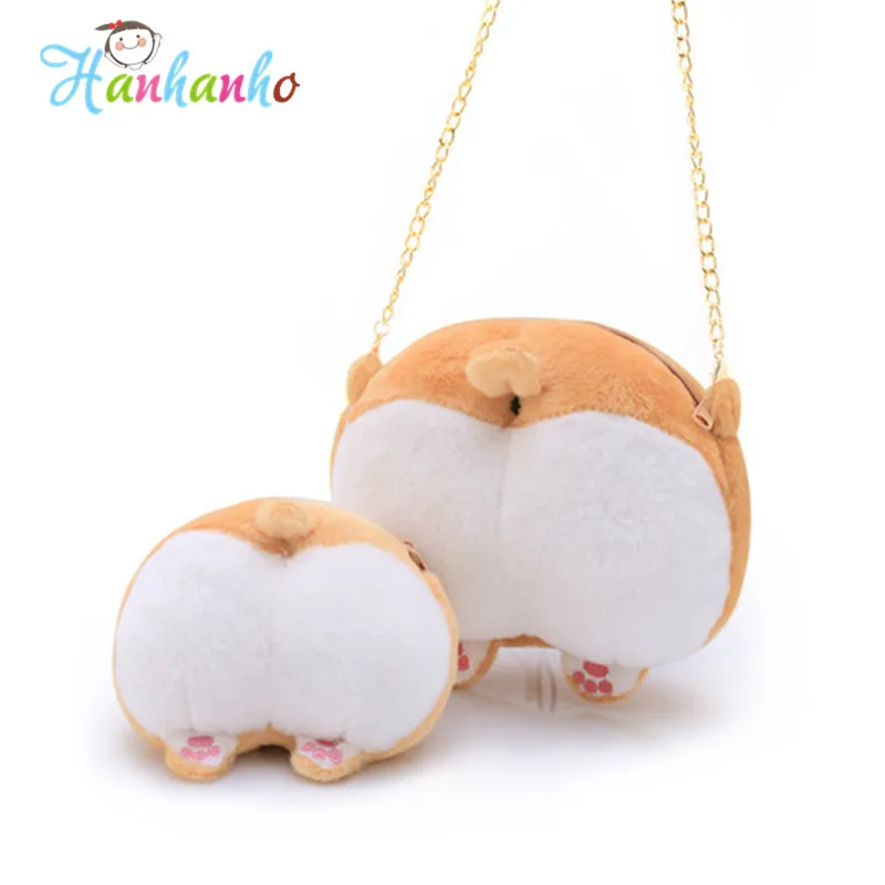 Новое поступление корги бедра Плюшевые Сумка чучело игрушка Кошелек для монет