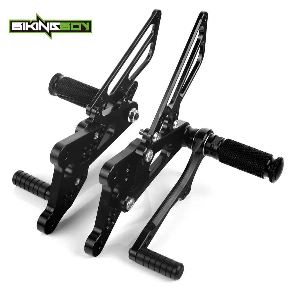 BIKINGBOY подножки для Yamaha YZF R6 03 04 05 06 07 08 09 10 11 12 13 14 15 16 Rearsets регулируемые гоночные