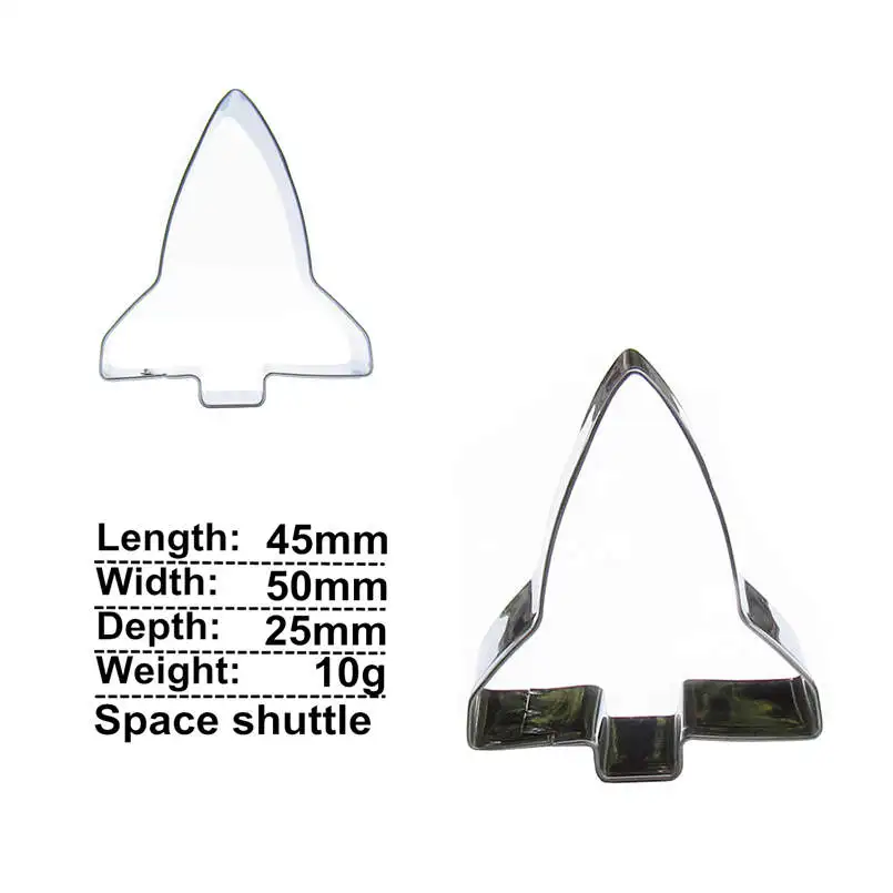 Форма космического челнока 3 ШТ формочки для резки печенья инструменты выпечки