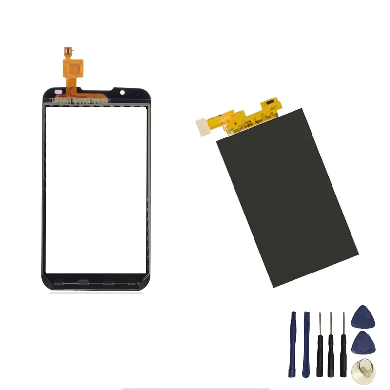 Для LG Optimus L7 II 2 Dual P715 черный/белый сенсорный экран панель дигитайзер + ЖК дисплей