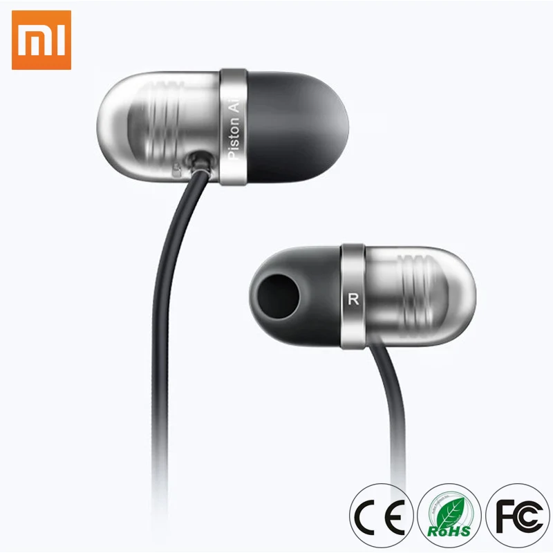 Лот 1 шт. Mi капсульные наушники Поршневой Воздушный In-Ear телефоны с микрофоном на