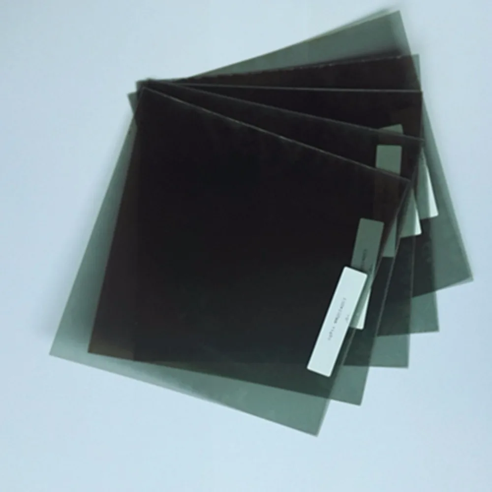 1 пара 15x15 см круговой поляризатор пленка Лист, неклеящиеся круговые поляризационные фильтры объектив для 3D очков, фотографии и камеры