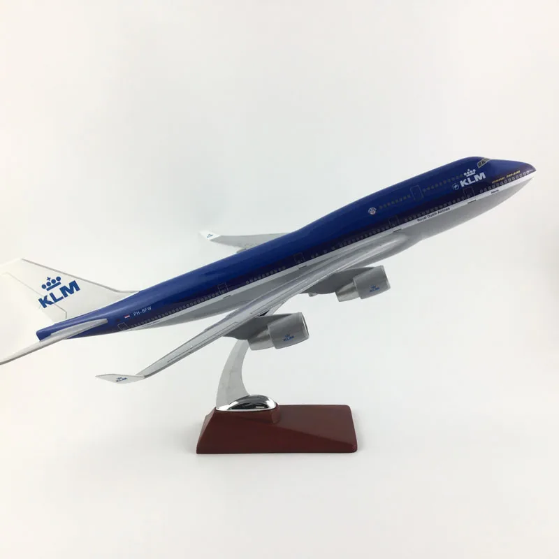 Самолет KLM airliner 45 47 см модель самолета Боинг 747 AIRLINES игрушка для детей подарок на