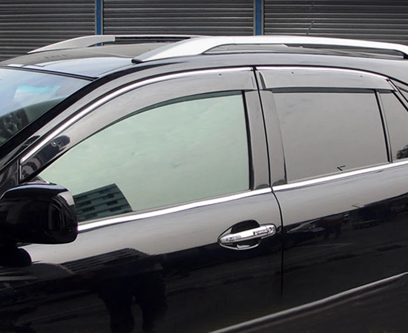 4 шт. пластиковые козырьки от дождя и солнца для Lexus RX 350 2010 2011 2012 2013 2014 2015|Навесы