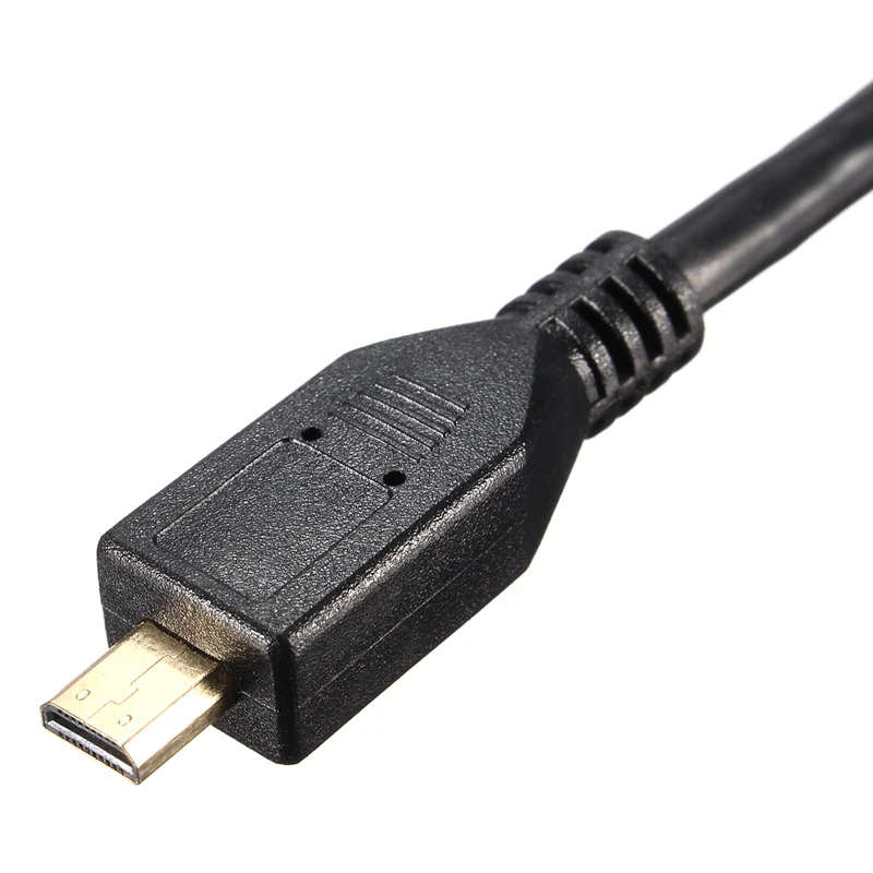 LEORY 30 см 1 фута HDMI 4 Mini штекер к Micro Мужской видео кабель адаптер типа C D Высокое