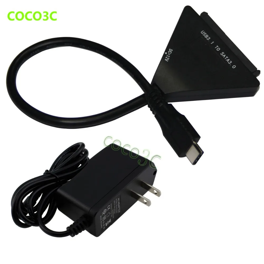 USB 3.1 Тип c SATA 3.0 Женский 2.5 &quot3.5&quot SSD Кабель адаптер для Macbook C 6 ГБ HDD конвертер