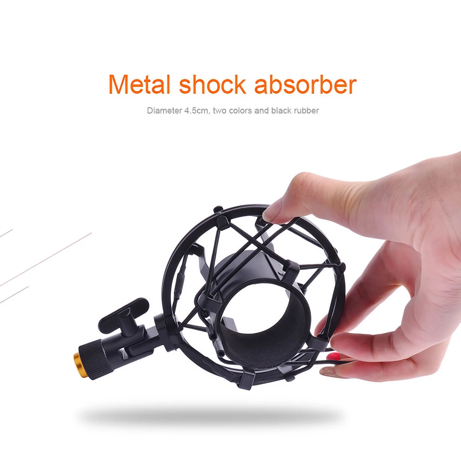 Универсальное металлическое ударное крепление для микрофона