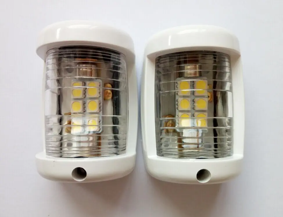 Морская лодка яхта 12V DC MASTHEAD и STERN навигасветильник одна пара|yacht yacht|yacht boatlights and