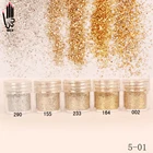 1 банкакоробка, 10 мл, блестки для ногтей цвета шампанского, серебристого, золотистого цвета, блестящий тонкий порошок для нейл-арта, 300 цветов, s для гель-лака 5-01