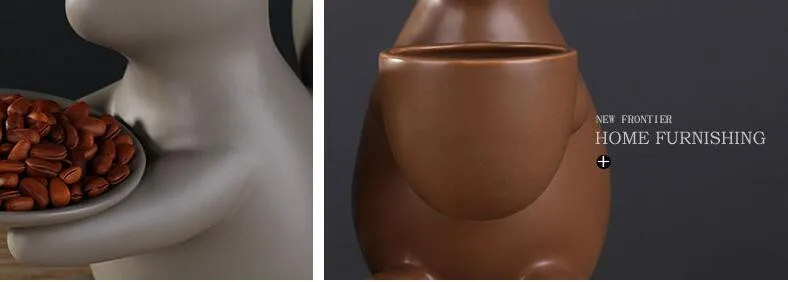 Минималистические художественные керамические украшения современные статуэтки