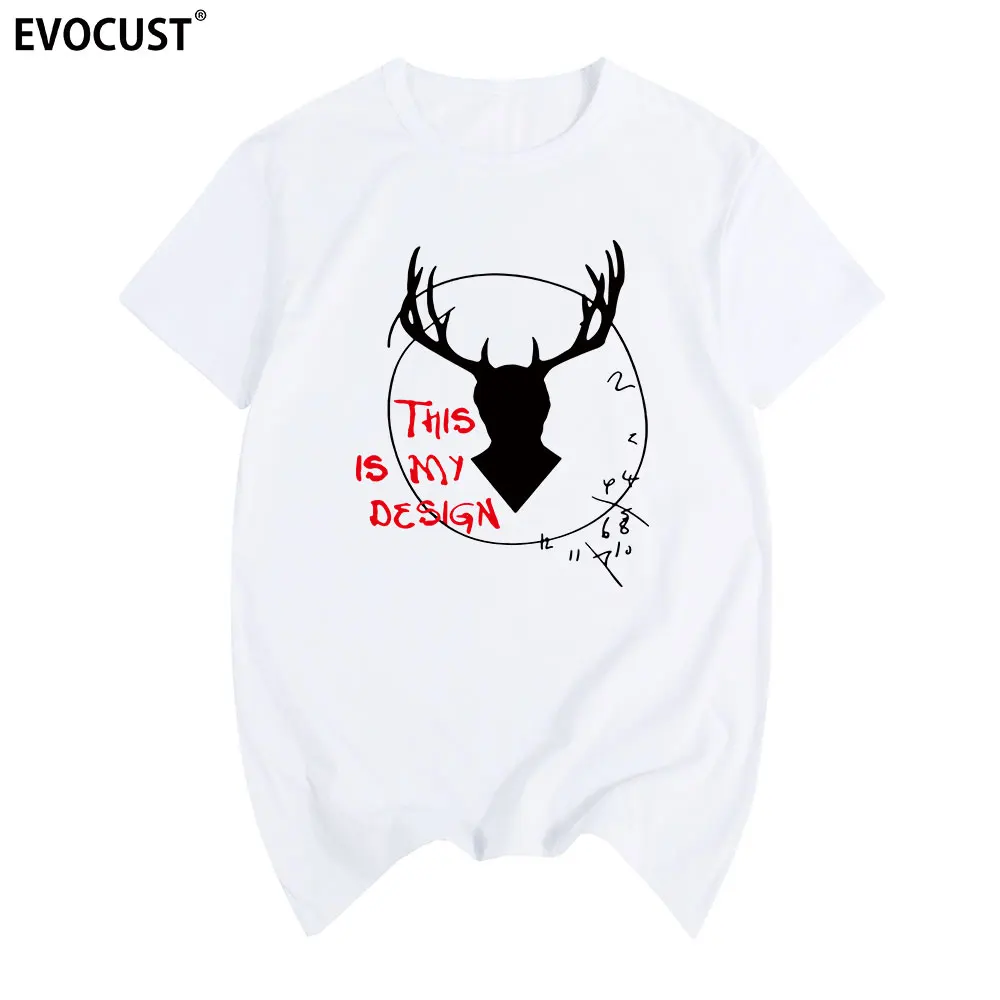 Футболка Hannibal This My Design Хлопковая мужская футболка новая женская модная