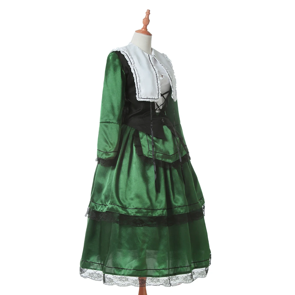 ROLECOS новый аниме Rozen косплей для девушки костюм Suiseiseki Джейд Стерн Косплей костюмы