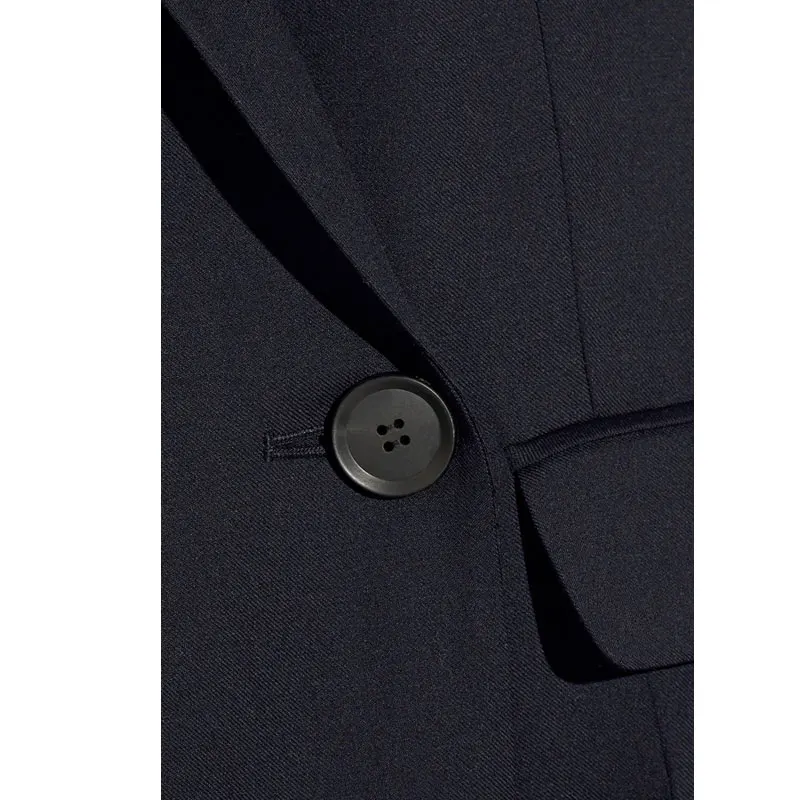 Женский сарафан с V образным вырезом черное приталенное офисное платье жилет без