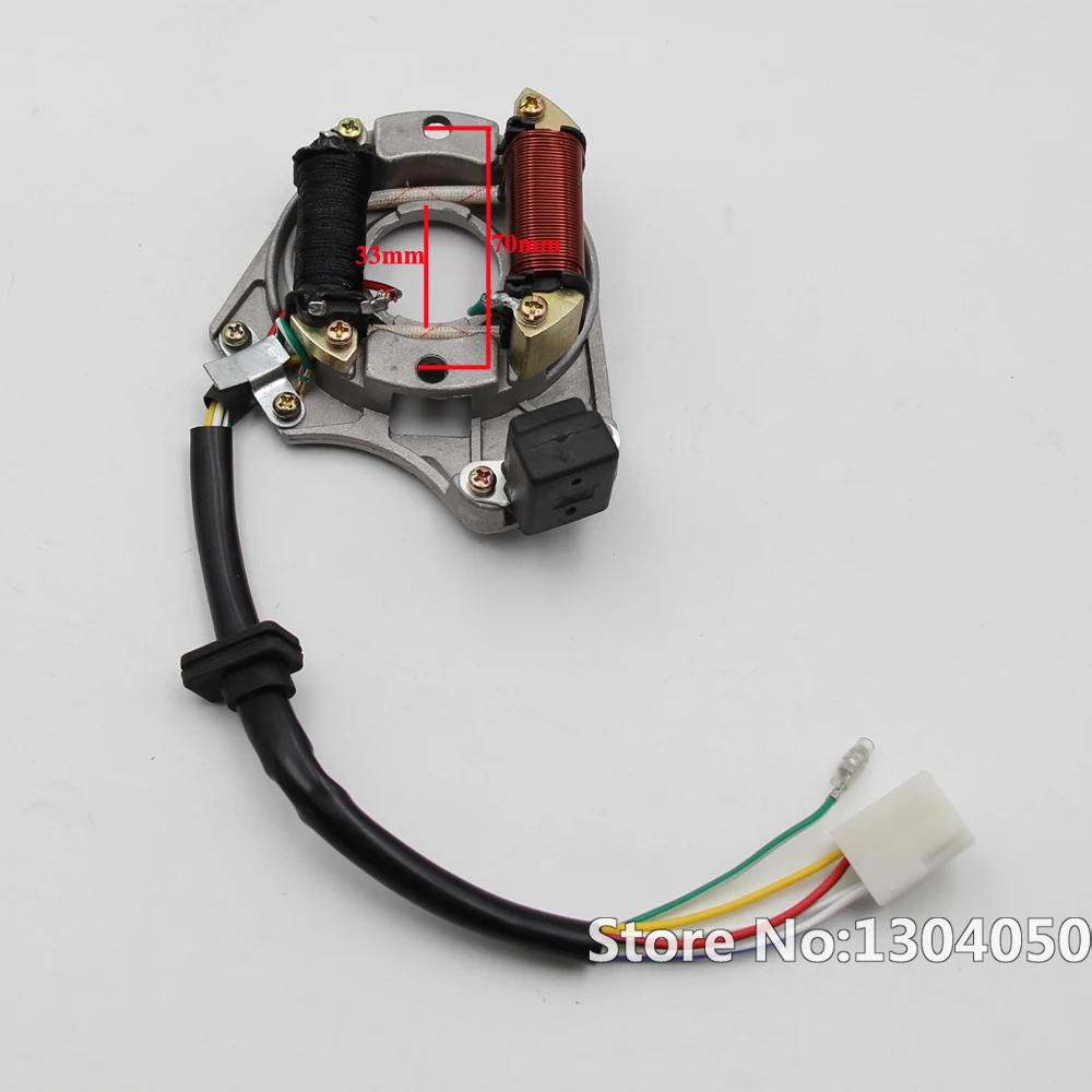 Магнето маховик статора пластина 50cc 70c 90cc 110cc 125cc Quad Dirt Bike ATV багги