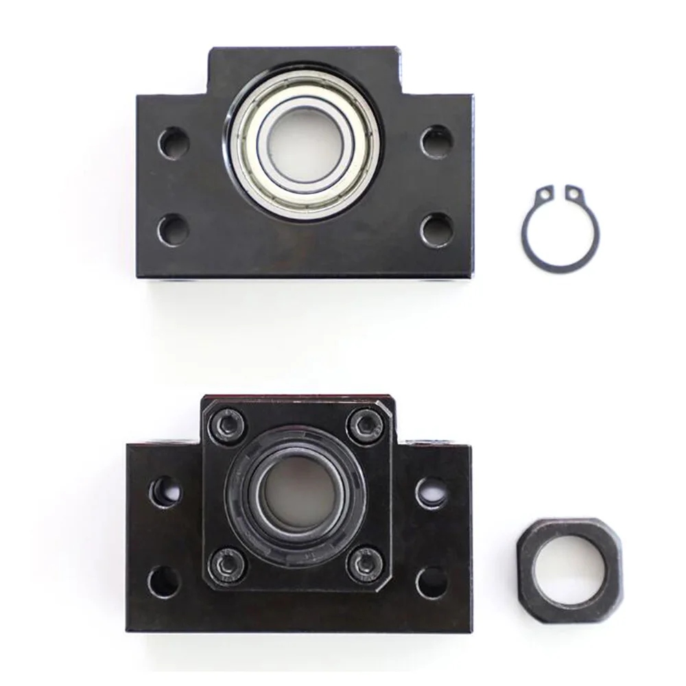 1 комплект BK10 + BF10/ BK12 BF12/ BK15 BF15 подходит для SFU1204/ SFU1604 SFU1610 SFU1605/ SFU2005 концевой винт с