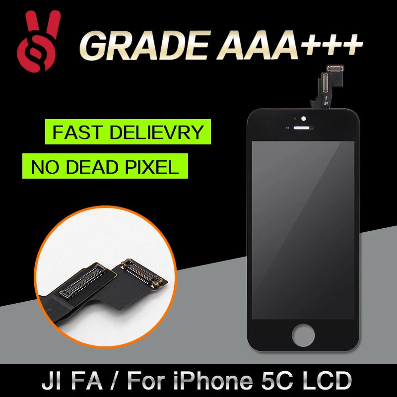 10 шт./лот качественный дисплей A + для iPhone 5C ЖК дигитайзер в сборе с отличной