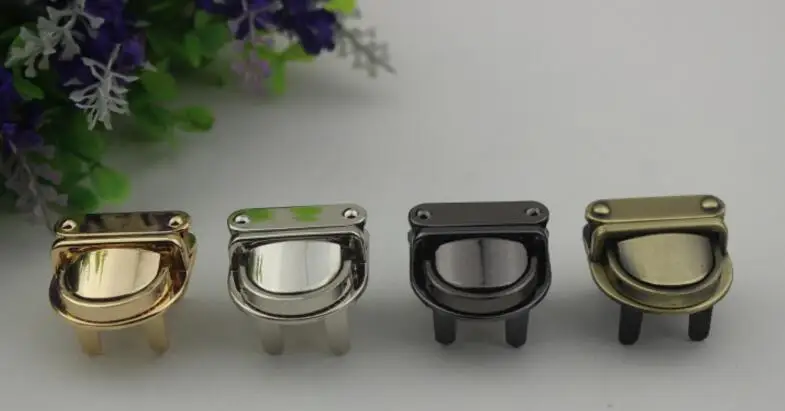 

(6 PCS / lot) luggage handbags metal egg-shaped small twist lock hardware accessories