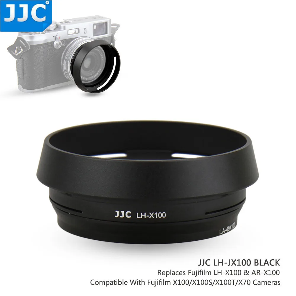 Металлическая бленда JJC 49 мм для Fuji Fujifilm X100V X100F X100T X100S X100 X70 заменяет фотокамеру с