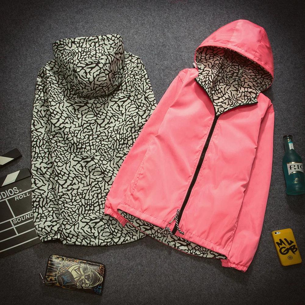 Парная ветровка двусторонняя быстросохнущая для тренировок куртки Ab одежда