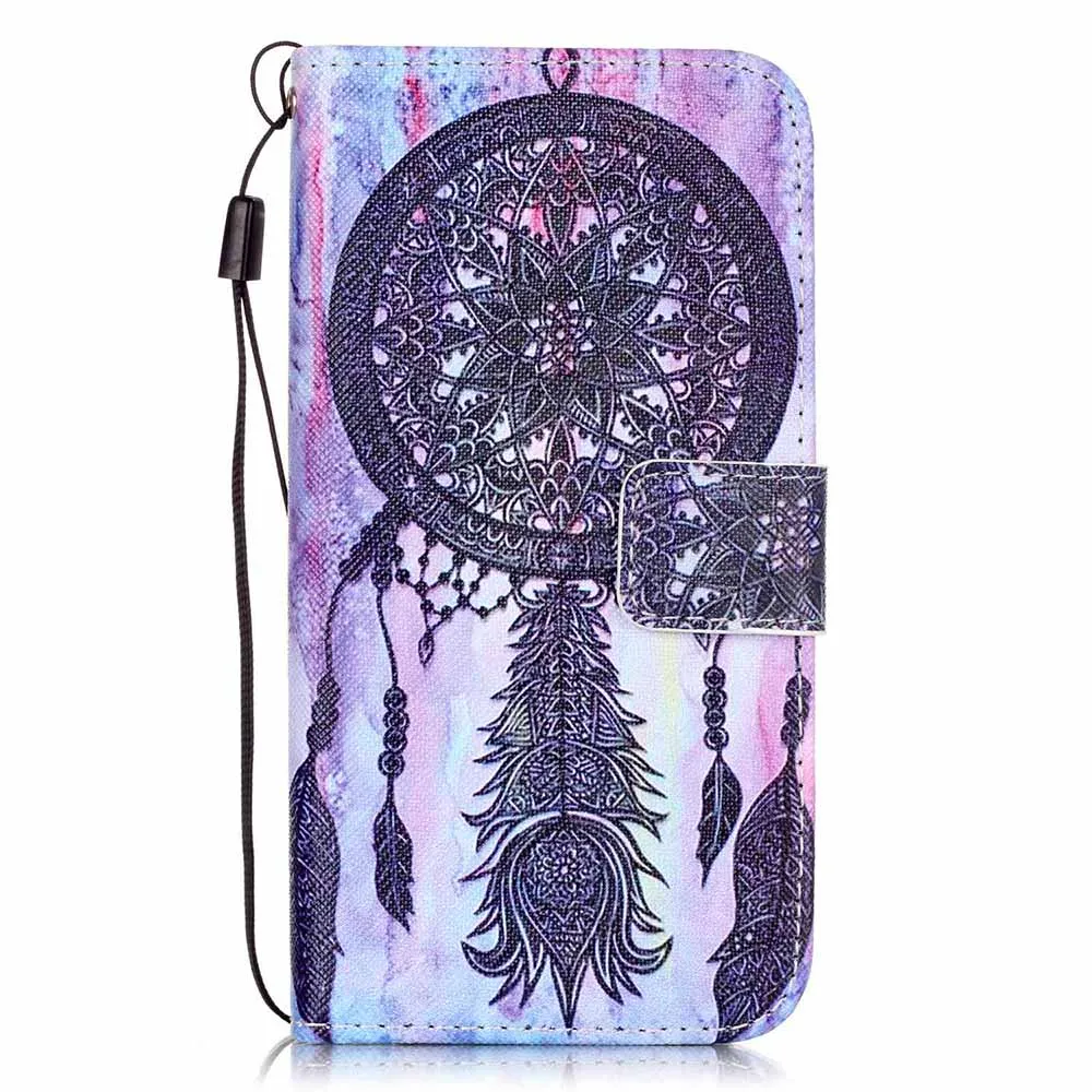 Black Wind Chimes Портмоне biencaso, флип-чехол для Apple iPhone X, 4, 4S, 5, 5S, SE, 5C, 6, 6 S, 7, 8 Plus, чехол с цветком совы, Fundas для samsung S9 Plus, чехол B21 - Цвет: Black Wind Chimes