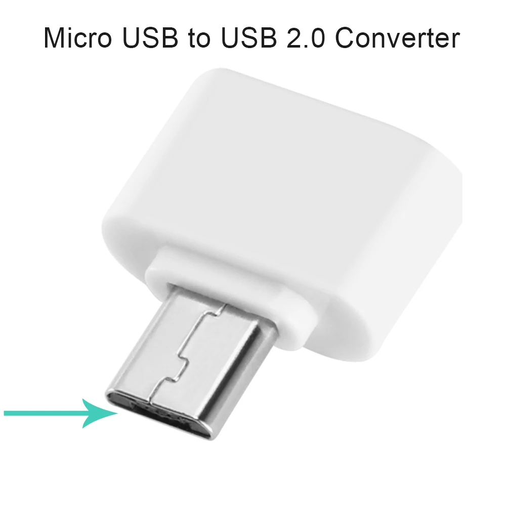 USB2.0 white Мини OTG USB кабель телефон OTG адаптер микропроцессор Тип C адаптер Micro USB к USB Женский конвертер для планшеты PC Android - Цвет: USB2.0 white
