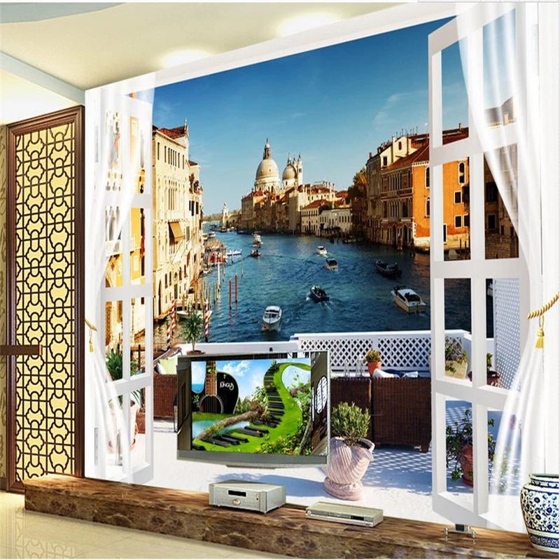 3d обои на заказ высокое качество стерео расширение пространства Европа papel де parede