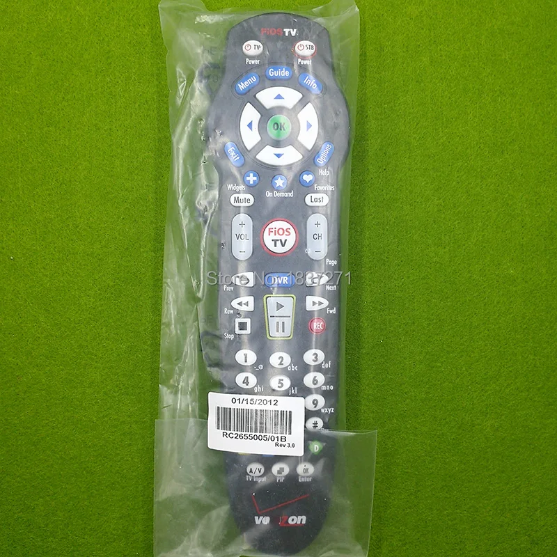 Новый оригинальный пульт дистанционного управления VZ P265V3 RC для VERIZON FIOSTV LCD TV |