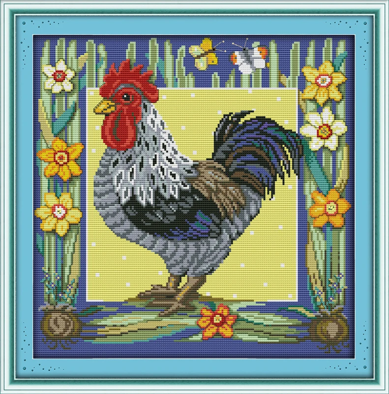 

Набор для вышивки крестиком The cock, 18ct, 14ct, 11ct