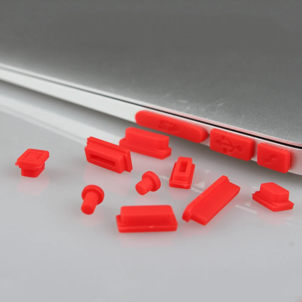 Пылезащитная заглушка силиконовая для порта зарядки чехол Macbook Air 11/13