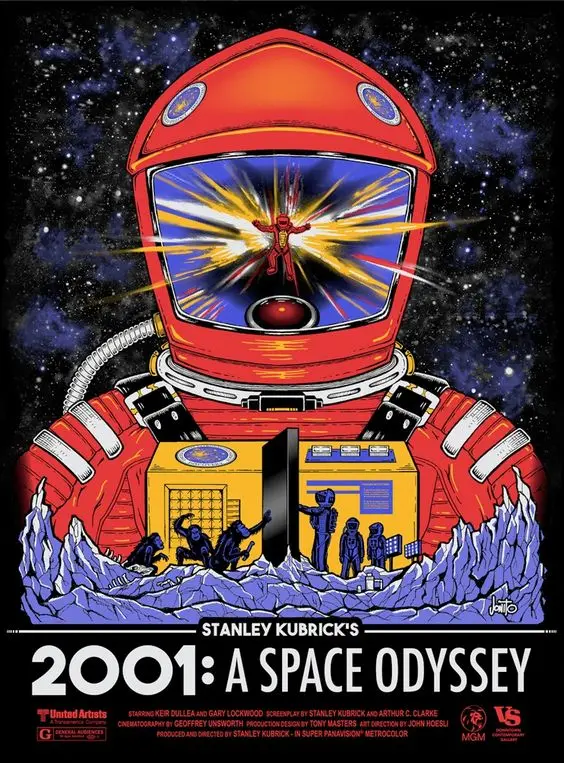 2001 A Space Odyssey Ретро Винтаж классическое кино рекламные плакаты плакат из крафт